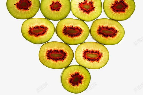 平面电商创意素材 红心猕猴桃高清PNG素材的运用之道